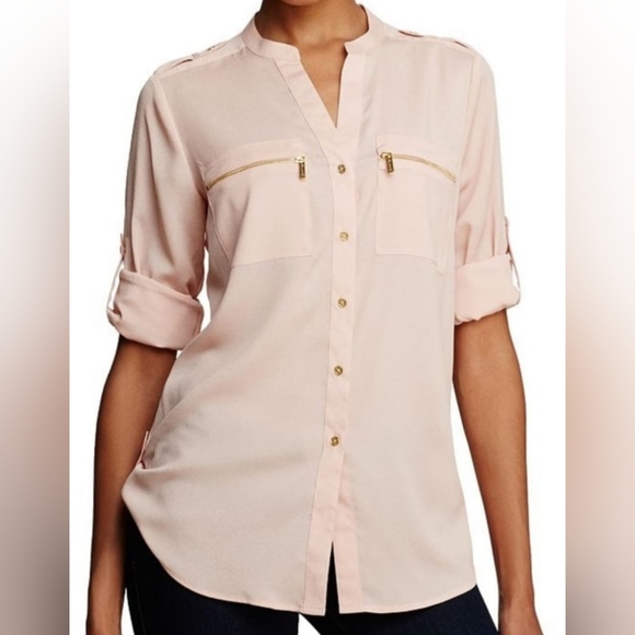 Calvin Klein Women's Career/Office Shirt, Dust Pink, Medium Size - Picture 13 of 16